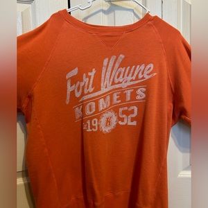 Fort Wayne Komets Orange crewneck